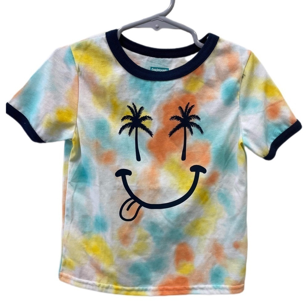 Garanimals Size 3T Tye-Dye T-Shirt - Smiley Face